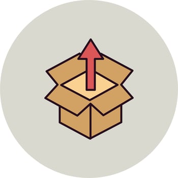 This side up Vector Icon