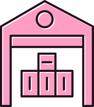 Warehouse Vector Icon
