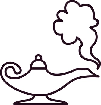 Magic lamp Vector Icon