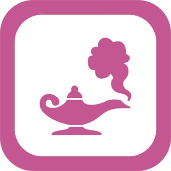 Magic lamp Vector Icon