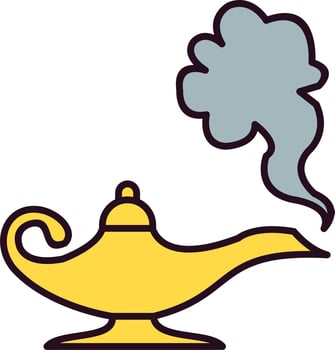 Magic lamp Vector Icon