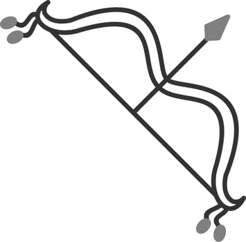 Arch and Bow Vector Icon