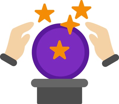 Magic ball Vector Icon