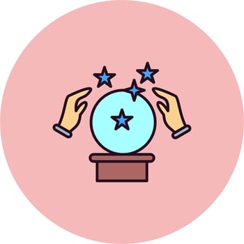 Magic ball Vector Icon