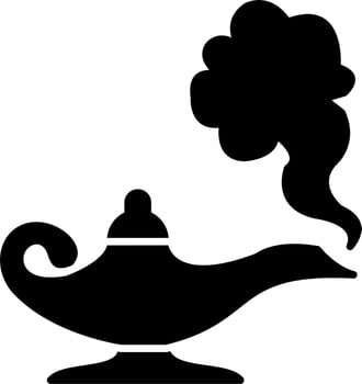 Magic lamp Vector Icon