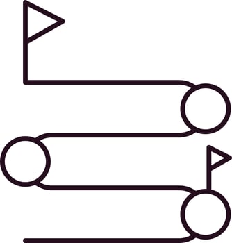 Milestone vector icon