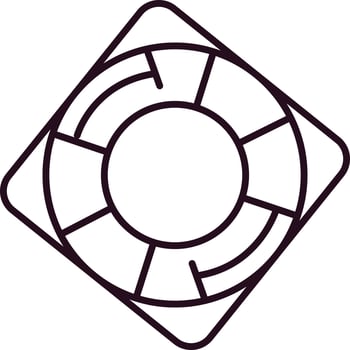 Lifebuoy vector icon