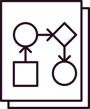 Workflow Vector Icon