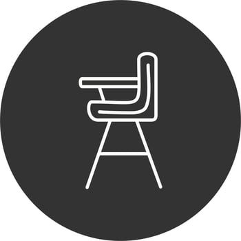 Baby chair Vector Icon