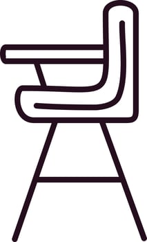 Baby chair Vector Icon