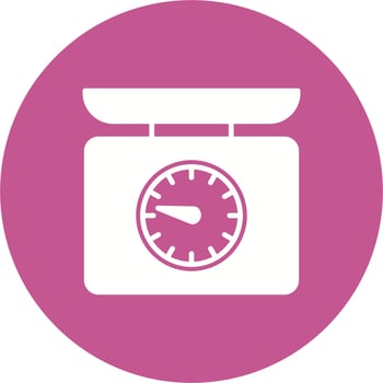 Baby weight Vector Icon