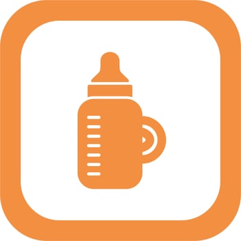Baby bottle Vector Icon
