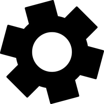 Settings vector icon