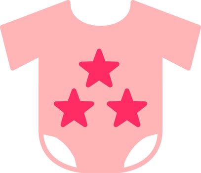 Baby cloth Vector Icon