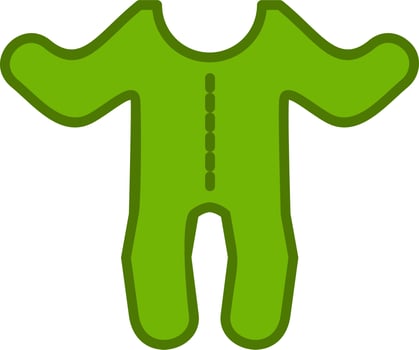 Jumpsuit Vector Icon