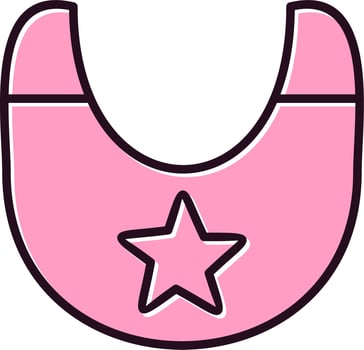 Baby bib Vector Icon