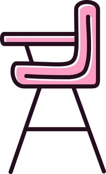 Baby chair Vector Icon