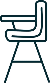 Baby chair Vector Icon