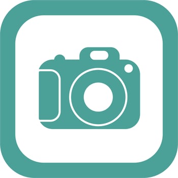 Digital camera Vector Icon