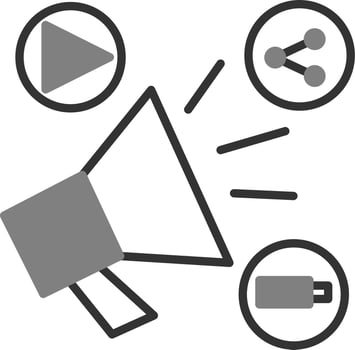 Digital marketing Vector Icon