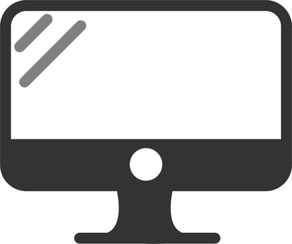 Monitor screen Vector Icon