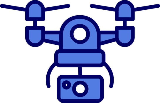 Camera drone Vector Icon