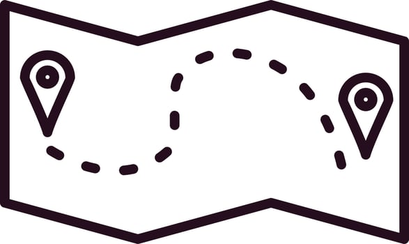 Route Vector Icon