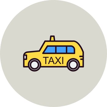 Taxi Vector Icon
