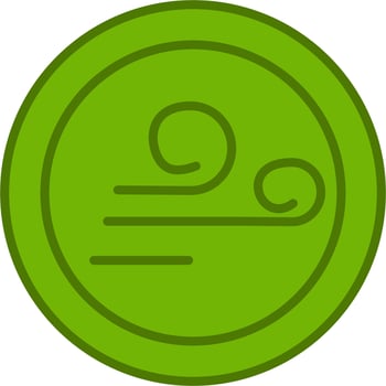 Wind sign Vector Icon