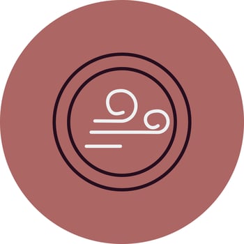 Wind sign Vector Icon