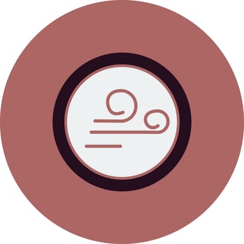 Wind sign Vector Icon