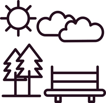Park Vector Icon