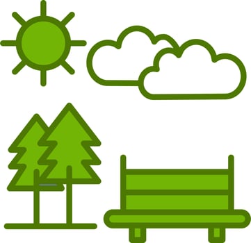 Park Vector Icon