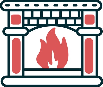 Fire place Vector Icon