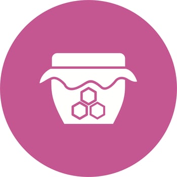 Honey jar Vector Icon