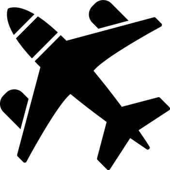 Aeroplane Vector Icon