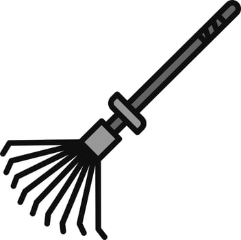 Rake Vector Icon