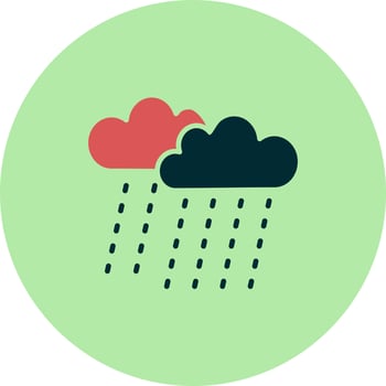 Rain Vector Icon