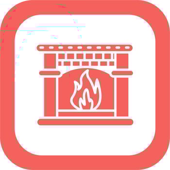Fire place Vector Icon