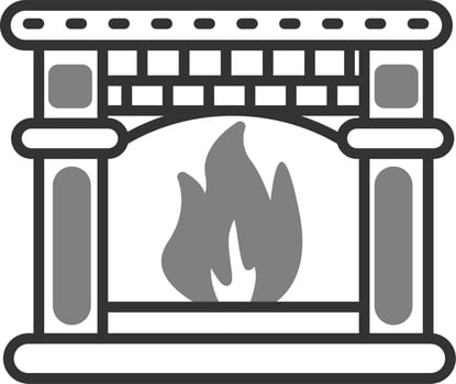 Fire place Vector Icon
