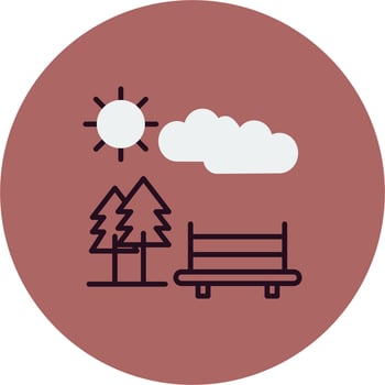 Park Vector Icon
