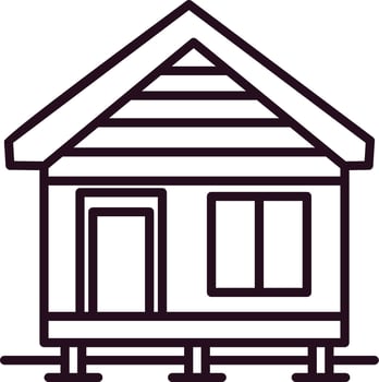 Bungalow Vector Icon