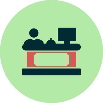 Reception Vector Icon