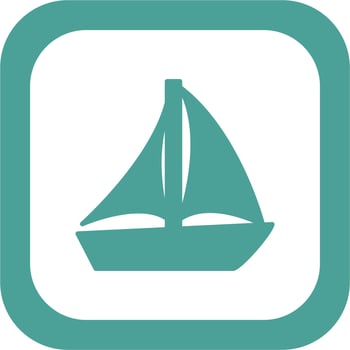 Sailboat Vector Icon