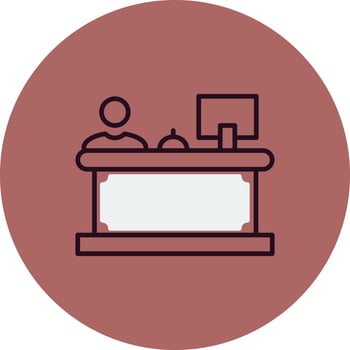 Reception Vector Icon
