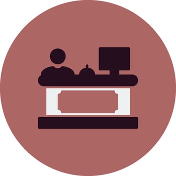 Reception Vector Icon