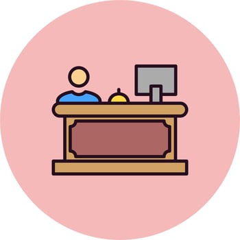 Reception Vector Icon