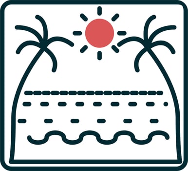 Sea Vector Icon