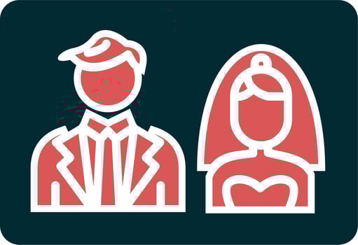 Wedding photo Vector Icon