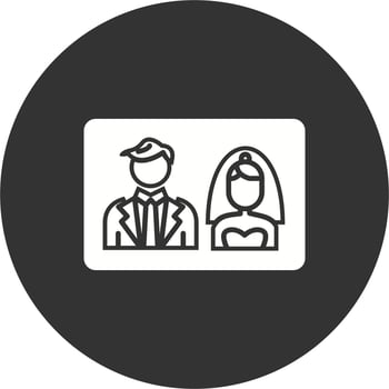 Wedding photo Vector Icon